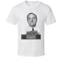 Paul Castellano Mafia Mugshot Police Department T Shirt Paul Castellano Mafia Mugshot Police Department T Shirt