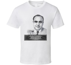 Al Capone Mafia Mugshot Police Department T Shirt Al Capone Mafia Mugshot Police Department T Shirt