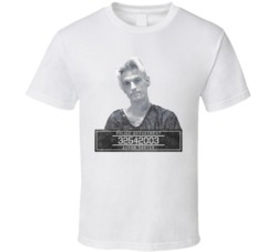 Aaron Carter Celebrity Mugshot Police Department T Shirt Aaron Carter Celebrity Mugshot Police Department T Shirt