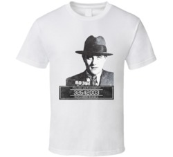 Benjamin Siegel Mafia Mugshot Police Department T Shirt Benjamin Siegel Mafia Mugshot Police Department T Shirt