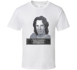 Rick Springfield Young Celebrity Mugshot Police Department T Shirt Rick Springfield Young Celebrity Mugshot Police Department T Shirt