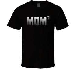 Mom Cubed To The Power Of 3 Great Mother T Shirt Mom Cubed To The Power Of 3 Great Mother T Shirt