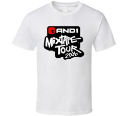 And 1 Mixtape Tour 2006 Basketball Logo T Shirt