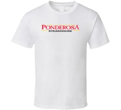Ponderosa Steakhouse Food Logo T Shirt Ponderosa Steakhouse Food Logo T Shirt