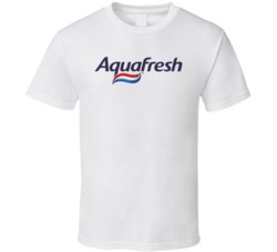 Aquafresh Toothpaste Logo T Shirt Aquafresh Toothpaste Logo T Shirt