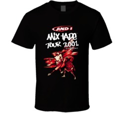 And 1 Mix Tape Tour 2001 Basketball T Shirt