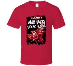 And 1 Mix Tape Tour Basketball T Shirt And 1 Mix Tape Tour Basketball T Shirt