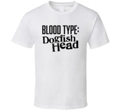 Dogfish Head Beer Logo Funny Blood Type Parody T Shirt Dogfish Head Beer Logo Funny Blood Type Parody T Shirt