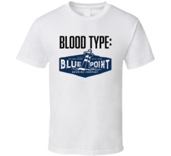 Blue Point Beer Logo Funny Blood Type Parody T Shirt Blue Point Beer Logo Funny Blood Type Parody T Shirt