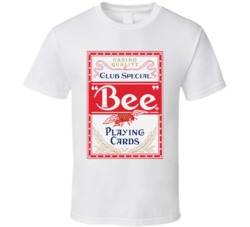 Bee Playing Cards Logo Box Cover Gambling Poker Games Fan T Shirt Bee Playing Cards Logo Box Cover Gambling Poker Games Fan T Shirt