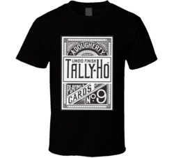 Tally Ho Playing Cards Logo Box Cover Gambling Poker Games Fan T Shirt Tally Ho Playing Cards Logo Box Cover Gambling Poker Games Fan T Shirt