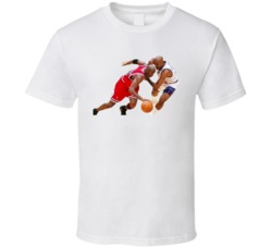 Bryon Russell Jordan Game 6 Utah T Shirt