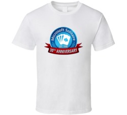 Microsoft Solitaire Est 1990 30th Anniversary Card Game T Shirt Microsoft Solitaire Est 1990 30th Anniversary Card Game T Shirt