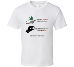 You See A Drug I See Medicine Marijuana Pills Tommy Chong Fan T Shirt You See A Drug I See Medicine Marijuana Pills Tommy Chong Fan T Shirt