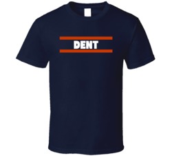Dent Richard Dent 1985 Chicago Football Favorite Player Orange Striped Dent Richard Dent 1985 Chicago Football Favorite Player Orange Striped