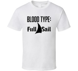 Full Sail Beer Logo Funny Blood Type Parody T Shirt Full Sail Beer Logo Funny Blood Type Parody T Shirt