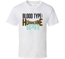 Hurricane Ipa Beer Logo Funny Blood Type Parody T Shirt Hurricane Ipa Beer Logo Funny Blood Type Parody T Shirt