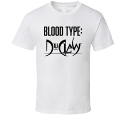 Duclaw Beer Logo Funny Blood Type Parody T Shirt Duclaw Beer Logo Funny Blood Type Parody T Shirt