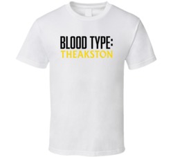 Theakston Beer Logo Funny Blood Type Parody T Shirt Theakston Beer Logo Funny Blood Type Parody T Shirt