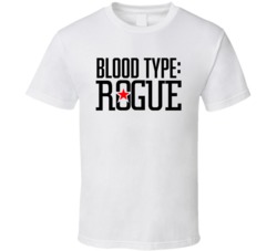 Rogue Ales Beer Logo Funny Blood Type Parody T Shirt Rogue Ales Beer Logo Funny Blood Type Parody T Shirt