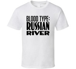 Russian River Beer Logo Funny Blood Type Parody T Shirt Russian River Beer Logo Funny Blood Type Parody T Shirt
