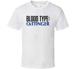 Oettinger Beer Logo Funny Blood Type Parody T Shirt Oettinger Beer Logo Funny Blood Type Parody T Shirt