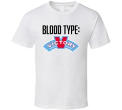Victory Brewing Beer Logo Funny Blood Type Parody T Shirt Victory Brewing Beer Logo Funny Blood Type Parody T Shirt