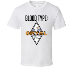 Orval Beer Logo Funny Blood Type Parody T Shirt Orval Beer Logo Funny Blood Type Parody T Shirt