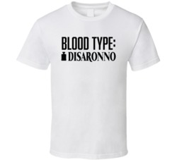 Disaronno Alcohol Logo Funny Blood Type Parody T Shirt