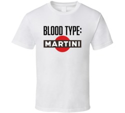 Martini And Rossi Alcohol Logo Funny Blood Type Parody T Shirt Martini And Rossi Alcohol Logo Funny Blood Type Parody T Shirt