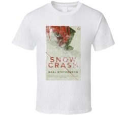 Neal Stephenson Snow Crash Science Fiction Fan Book Novel Cover Worn L Neal Stephenson Snow Crash Science Fiction Fan Book Novel Cover Worn L