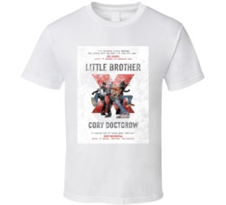 Cory Doctorow Little Brother Science Fiction Fan Book Novel Cover Worn Cory Doctorow Little Brother Science Fiction Fan Book Novel Cover Worn