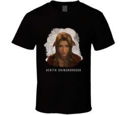 Aerith Gainsborough Ff7 Best Female Video Game Characters T Shirt Aerith Gainsborough Ff7 Best Female Video Game Characters T Shirt