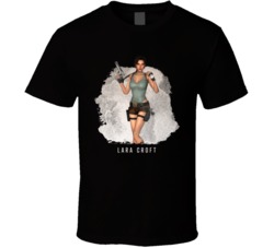 Laura Croft Tomb Raider Best Female Video Game Characters T Shirt Laura Croft Tomb Raider Best Female Video Game Characters T Shirt