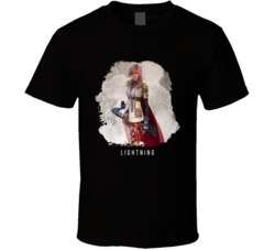Lightning Final Fantasy Best Female Video Game Characters T Shirt Lightning Final Fantasy Best Female Video Game Characters T Shirt