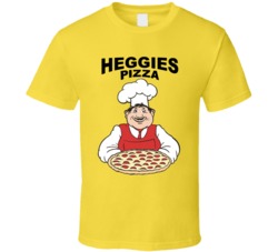 Heggies Frozen Pizza Logo Brand Food Foodie Fan T Shirt Heggies Frozen Pizza Logo Brand Food Foodie Fan T Shirt