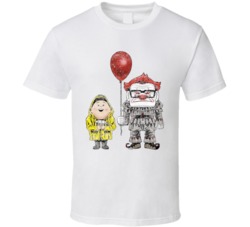 Carl Fredricksen Russell Pennywise Up Movie Machup Horror Fan Worn Loo Carl Fredricksen Russell Pennywise Up Movie Machup Horror Fan Worn Loo