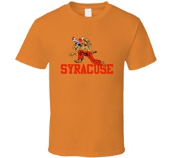 Syracuse Orangemen Retro College Football Logo Sports Fan T Shirt Syracuse Orangemen Retro College Football Logo Sports Fan T Shirt
