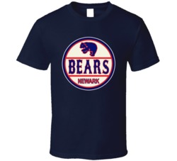 Newark Bears Retro Minor League Baseball Sports Fan Logo T Shirt Newark Bears Retro Minor League Baseball Sports Fan Logo T Shirt