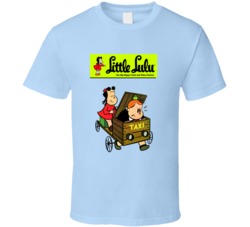Little Lulu Taxi Retro Cartoon Fan T Shirt