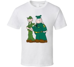 Sargeant Cartoon Fan T Shirt
