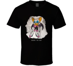 Rouge The Bat Sonic Best Female Video Game Characters T Shirt