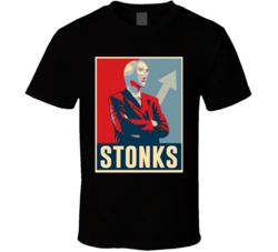 Stonks Hope Poster Parody Fan Gift T Shirt