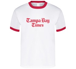 Tampa Bay Times Football T Shirt Tampa Bay Times Football T Shirt