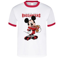 Mickey Teams Tampa Bay Buccaneers Nfl Football T Shirt