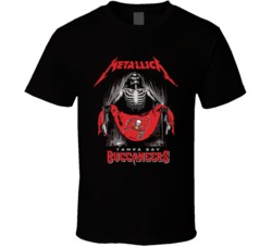 Metallica Tampa Bay Buccaneers Nfl Football T Shirt