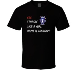 Yes I Throw Like A Girl Want A Lesson Baseball Funny T Shirt Yes I Throw Like A Girl Want A Lesson Baseball Funny T Shirt