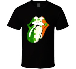 St Patricks Day Rolling Stones Tongue Irish Tongue Cool T Shirt St Patricks Day Rolling Stones Tongue Irish Tongue Cool T Shirt
