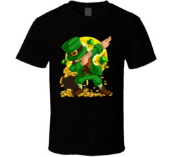 Dabbing Leprechaun St Patrick Day Boys Kids Men T Shirt Dabbing Leprechaun St Patrick Day Boys Kids Men T Shirt