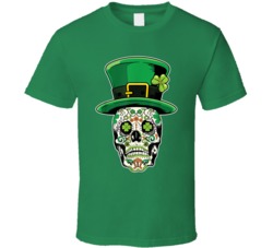 St Patrick's Day Iris Scull Cool T Shirt St Patrick's Day Iris Scull Cool T Shirt